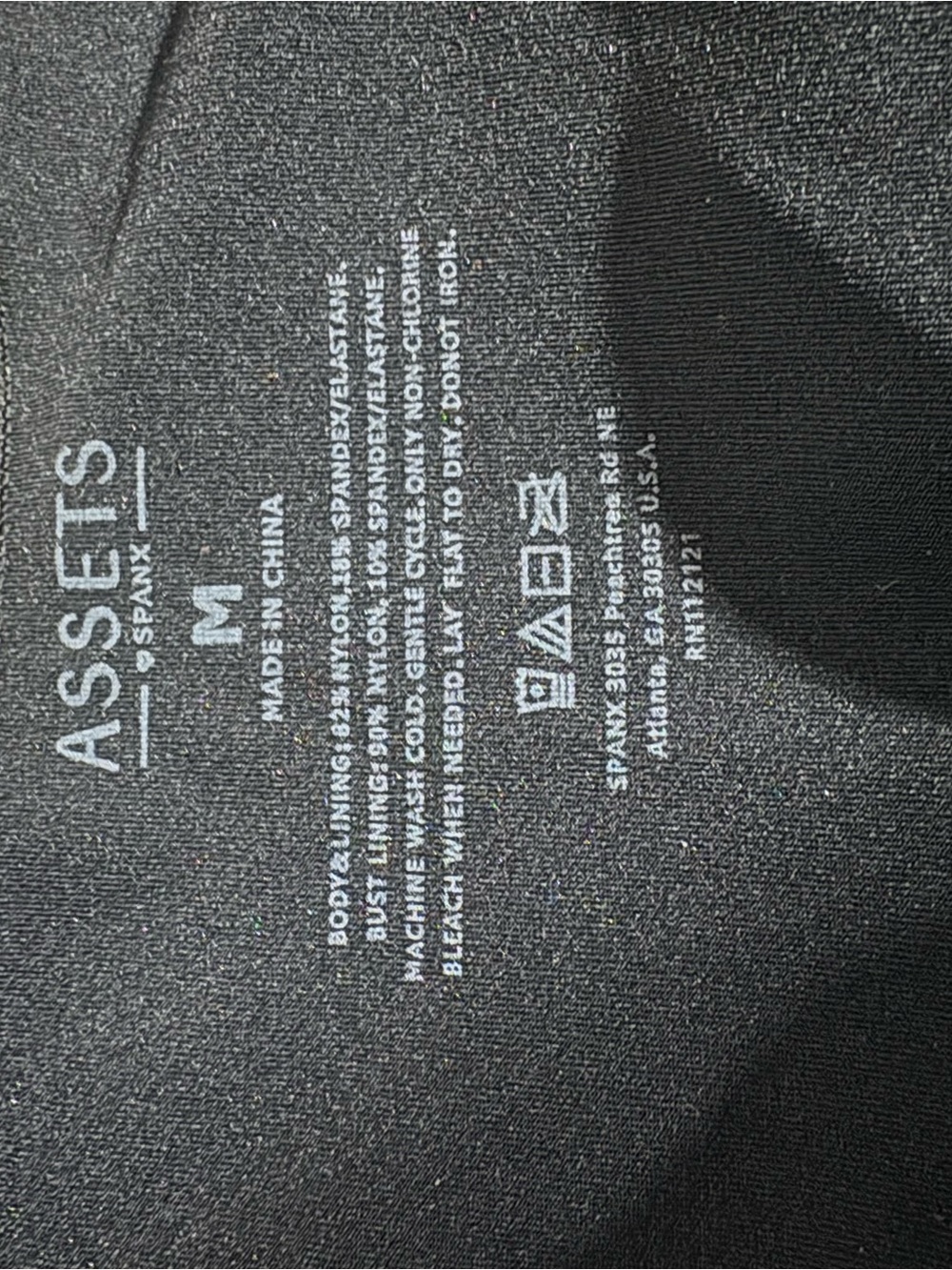 Assets by Spanx Black Sleeveless Mini Bodycon Dress/Slip - Picture 7 of 8